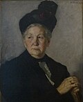 Hans Schachinger Portrait einer alten Dame (62x50) von 1911 (Privatbesitz)