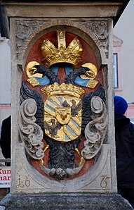 Wappen an der Mariensäule zu Hartberg