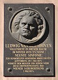 Ludwig van Beethoven – Gedenktafel