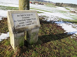 Gedenkstein am Schloßbühel