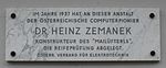 Heinz Zemanek – Gedenktafel