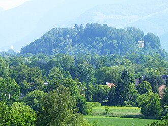 Hellbrunner Berg vom Nonnberg aus gesehen