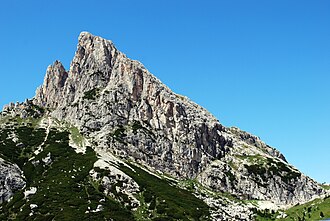Hexenstein von Osten (vom Falzaregopass)