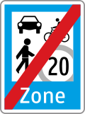 9f: Ende einer Begegnungszone