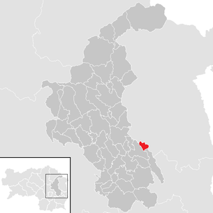 Lage der Gemeinde Hirnsdorf im Bezirk Weiz (anklickbare Karte)