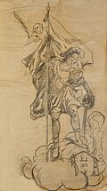 Karton Hl. Florian des Dapoz