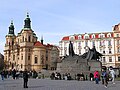 Hussitenkirche und Hus-Denkmal