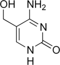 Strukturformel von 5-Hydroxymethylcytosin