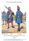 Das Regiment Anhalt-Dessau zu Fuß 1698 – Richard Knötel 1890
