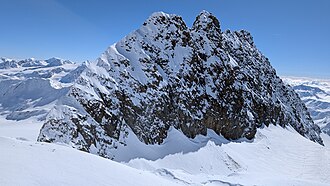 Innere Quellspitze von Westen fotografiert (März 2025)