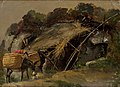 Italienische Landschaft mit Esel (zwischen 1851 und 1854)