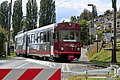 Automatische Schrankenanlage bei der Station Linzbach, aufgenommen 2021