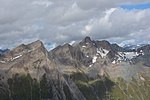 Jagdhausspitze und Löffelspitze gesehen von der Rotenmannspitze