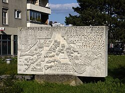 Ansicht von Atzgersdorf um 1840