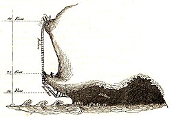 Die gefahrvolle Ernte der essbaren Schwalbennester an der felsigen Südküste Javas in ausgespülten Höhlen. Die aus Rotan gefertigten Gerüste wurden bis zum Ende dieser Höhlen an der Decke aufgehängt