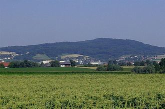 Der Kürnberger Wald, von Süden aus gesehen