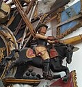 Uniform und Standarte, stilisierte Darstellung 1724