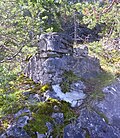 Sockel des alten Obelisk auf der Franz-Josef-Höhe