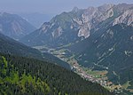 Blick von der Kaltenberghütte auf die Klostertaler Bergwälder