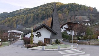 Die Kapelle Maria-Hilf im Ortszentrum von Faggen