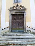 Eingang zur Kapuzinerkirche St. Matthias