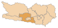 Lage des Bezirkes Villach-Land innerhalb Kärntens