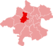 Lage des Bezirkes Grieskirchen innerhalb Oberösterreichs