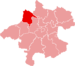 Lage des Bezirkes Schärding in Oberösterreich