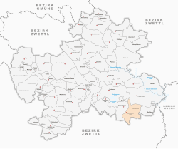 Lage von Eschabruck in Zwettl