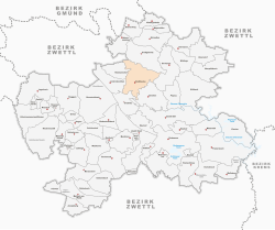 Lage von Großhaslau in Zwettl