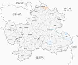 Lage von Mayerhöfen in Zwettl