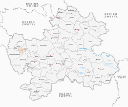 Lage von Neusiedl in Zwettl