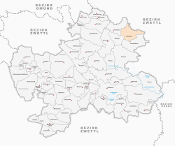 Lage von Oberndorf in Zwettl