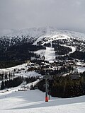 Blick auf Katschberg und Aineck vom Tschaneck aus