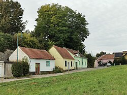 Groß Weikersdorfer Straße in Oberrußbach (Rußbach)