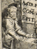 J. Kepler, im Frontispiz der Rudolphinischen Tafeln