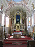 Altar der Kirche in Holzgau