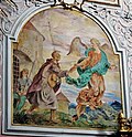 Die Befreiung des Apostels Petrus aus dem Gefängnis, Fresko von S. Lobisser