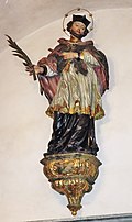 Konsolstatue des hl. Nepomuk