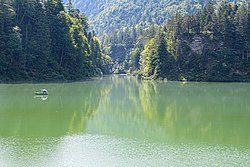 Mündung in den Klauser Stausee