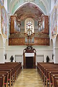 Orgel und Eingangstüre