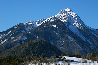 Kleiner Priel von Vorderstoder aus gesehen.