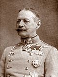 Alexander von Krobatin, Feldmarschall und Kriegsminister, 1914 mit Orden II. Klasse