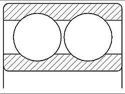 Zweireihiges Rillenkugellager