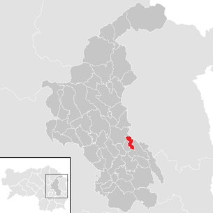 Lage der Gemeinde Kulm bei Weiz im Bezirk Weiz (anklickbare Karte)