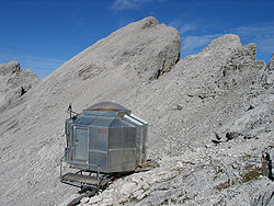 Biwakschachtel bei der Laliderer Spitze