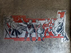 Wandfresko im Laufenburger Stadttor