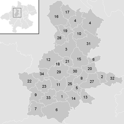 Lage der Gemeinde Bezirk Grieskirchen im Bezirk Grieskirchen (anklickbare Karte)