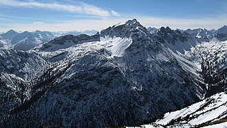 Leilachspitze aus Norden vom Litnisschrofen