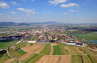 Luftaufnahme von Leobersdorf
